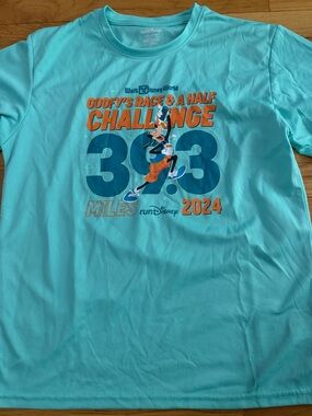 Disney Teal RunDisney Performance Tee